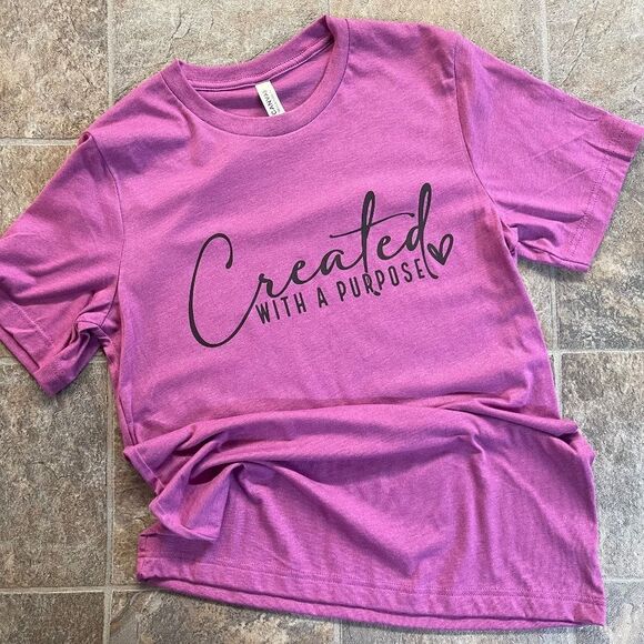 Created‎ with Purpose T-shirt - Picture 1 of 1